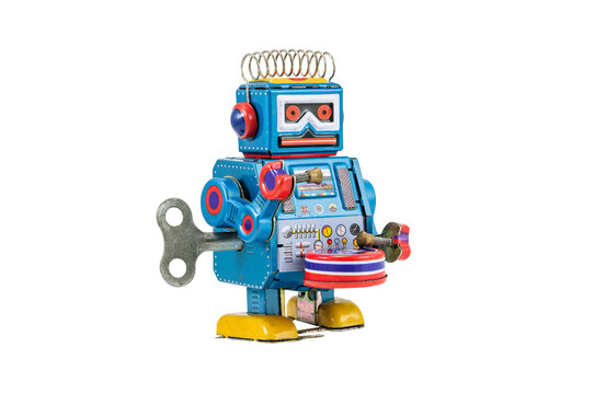 Retro robot toys