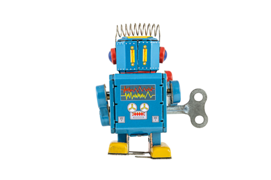 Retro robot toys
