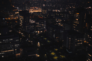 하이앵글 도시 야경