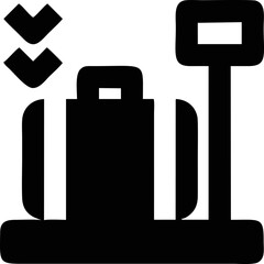 scale balance icon symbol in the white background

