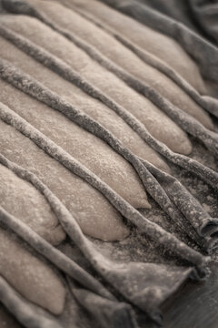 Baguettes fermentando
