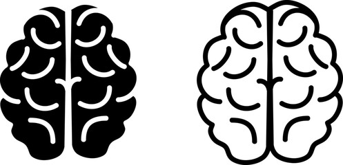 Brain icon sign vector,Symbol, logo illustration for web and mobile on white background..eps