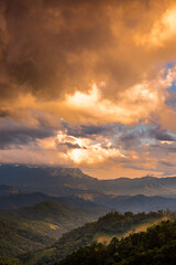 Fototapeta premium landscape and sky background