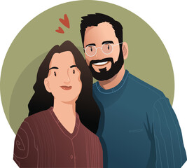 Illustrative image of family portrait