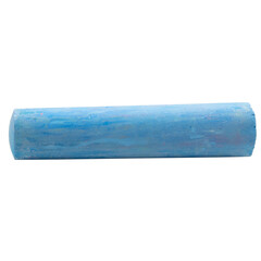 one blue big chalk stick - obrazy, fototapety, plakaty