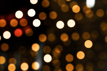 Fototapeta premium Abstract motion background shimmering Glittering Particles With Bokeh.