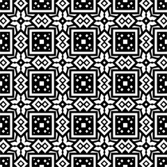 
Seamless pattern of black shapes on white background.