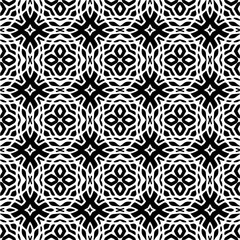 
Seamless pattern of black shapes on white background.