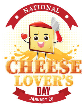 National Cheese Lovers Day Banner Design