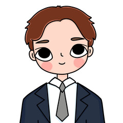 Businessman wearing suit and tie