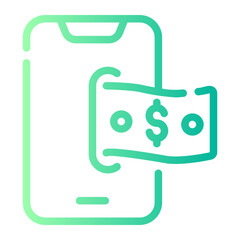 online gradient icon