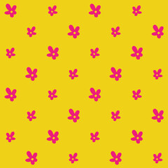 Hand Drawn Flower Seamless Pattern