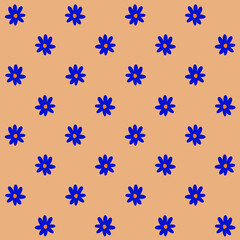 Hand Drawn Flower Seamless Pattern