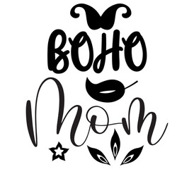 Boho Mom #2, Boho SVG Bundle, Boho T-Shirt Bundle, Boho SVG, SVG Design, Boho SVG Design