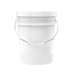 Paint bucket plastic container for mockup