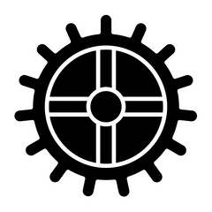 Obraz premium Cogwheel Icon Style