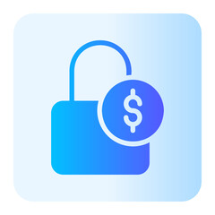 money gradient icon