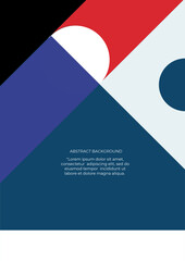 Poster template background design vector. Collection of creative abstract gradient vibrant colorful curve, geometric shape background. Design illustration for business card, cover, banner, wallpaper.