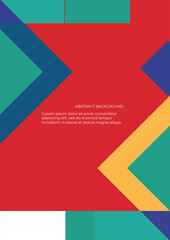 Poster template background design vector. Collection of creative abstract gradient vibrant colorful curve, geometric shape background. Design illustration for business card, cover, banner, wallpaper.