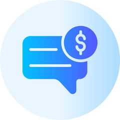 chat gradient icon