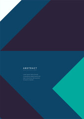 Abstract geometric pattern design in retro style. Vector illustration for poster, cover, flyer, business corporate template, annual report, and background