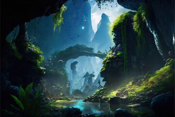 Exploring the Hyperrealistic Alien Planet Hyperborea Generative AI