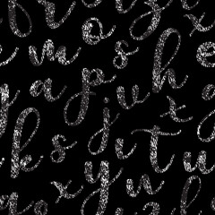 seamless pattern with letters	