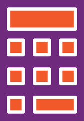 Calculator Vector Icon Design Illustration