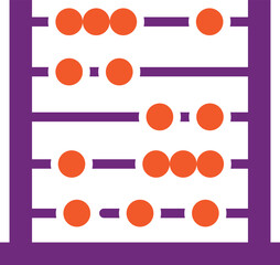 Obraz premium Abacus Vector Icon Design Illustration