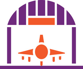 Hangar Vector Icon Design Illustration