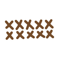 Hand drawn abstract line vintage art vector doodle underline scribble brush and pencil stroke design element for frame divider in a glyph illustration.