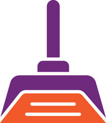 Dustpan Vector Icon Design Illustration