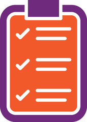 Obraz premium List Vector Icon Design Illustration