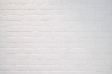 Fototapeta premium white brick wall background, interior design