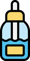Organic oil Vector Icon Design Illustration