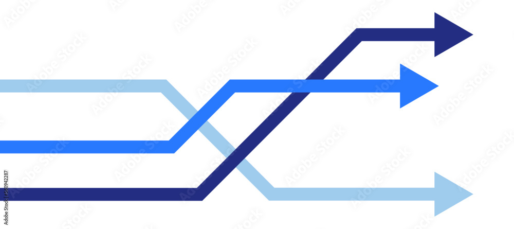 Poster arrow target business financial target background design template. economy navigation strategy conce