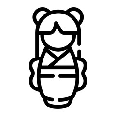 kokechi line icon