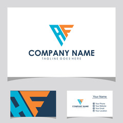 AF initial logo design