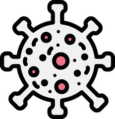 Virus Vector Icon Design Illustration