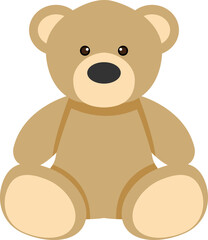 Teddy bear vector image or illustration