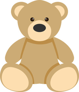 Teddy bear vector image or illustration