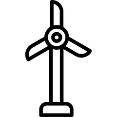 Obraz premium Wind Turbine Icon