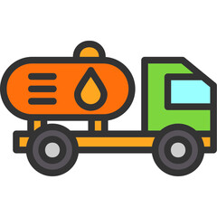 Oil Tanker Icon