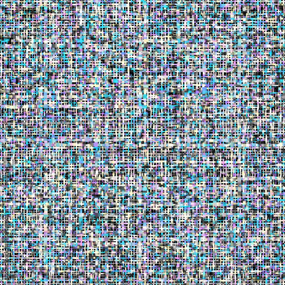 Poster Imitation of a texture of rough canvas. Seamless pattern.