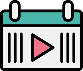 Calendar Vector Icon Design Illustration