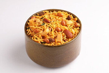 Nimco, Delicious and crunchy Mix Nimko, Mix chavanu, Food Mixture, Navratna Mix, chiwda, Chevdo, Bhel Puri Snack, fried and Spicy Food, Namkeen.