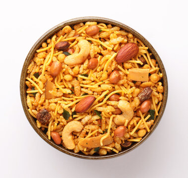 Nimco, Delicious and crunchy Mix Nimko, Mix chavanu, Food Mixture, Navratna Mix, chiwda, Chevdo, Bhel Puri Snack, fried and Spicy Food, Namkeen.