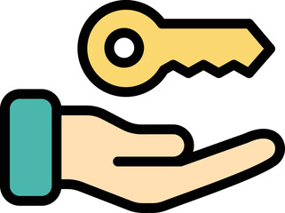 Keys Vector Icon Design Illustration