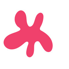 Abstract illustration with doodle freeform shapes for wallpaper design. Geometric shape. Minimalist style vector print