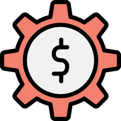 Cog wheel Vector Icon Design Illustration